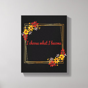 positieve motivering canvas afdruk