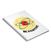 Positieve natuurkunde Atom Pun Notitieboek (Rechterzijde)