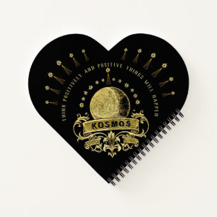 Positieve notebook notitieboek