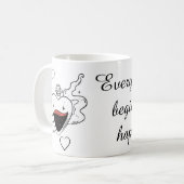 Positieve Ochtendbeker Koffiemok (Voorkant links)