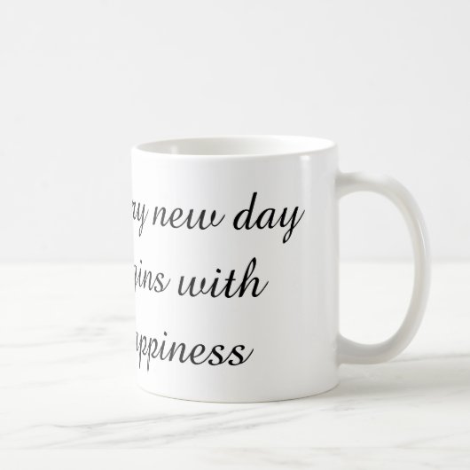 Positieve Ochtendbeker Koffiemok (Rechts)