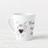 Positieve Ochtendbeker Latte Mok (Linkerhoek)