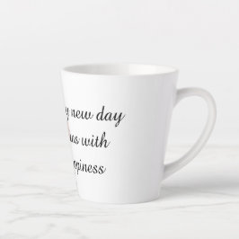 Positieve Ochtendbeker Latte Mok