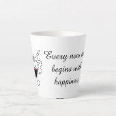 Positieve Ochtendbeker Latte Mok (Voorkant)