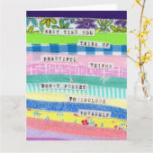 Positieve offertes kaart (Gele Bloem)