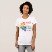 POSITIEVE ONDERSTEUNING VOOR LGBTQ PRIDE T-SHIRT (Voorkant volledig)