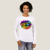 POSITIEVE ONDERSTEUNING VOOR LGBTQ PRIDE Tri-Blend SHIRT (Voorkant)