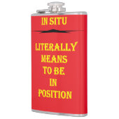 Positieve opbeurende woorden voor een speciale vri heupfles (Links)