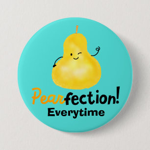 Positieve paardenpun - Pearfectie Ronde Button 7,6 Cm