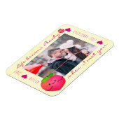 Positieve peach pun - peachy magneet (Linkerzijde)