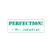 Positieve "PERFECTIE!" Rubberstempel Zelfinktende Stempel (Design)