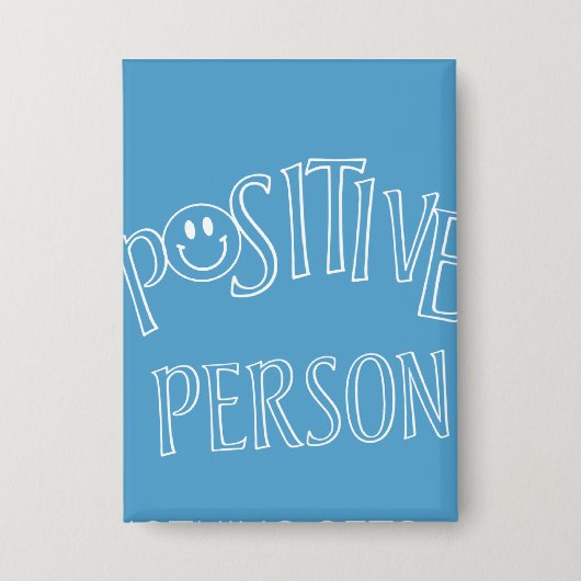 Positieve Persoon Button (Voorkant)