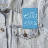 Positieve Persoon Button (Insitu)