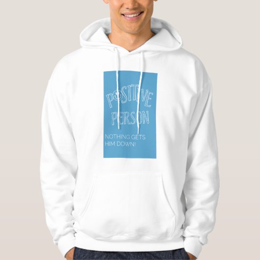 Positieve Persoon Hoodie (Voorkant)