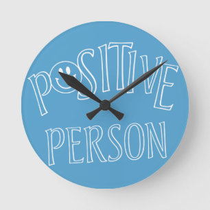 Positieve Persoon Ronde Klok