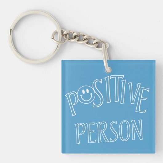 Positieve Persoon Sleutelhanger (voorkant)