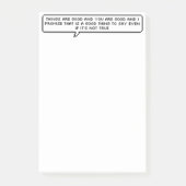 Positieve Post-it advertentie Post-it® Notes (Voorkant)