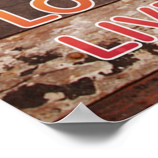 Positieve Poster decoratie (Hoek)