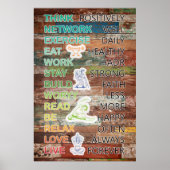 Positieve Poster decoratie (Voorkant)