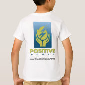 Positieve Power T-shirts voor kinderen (Achterkant)
