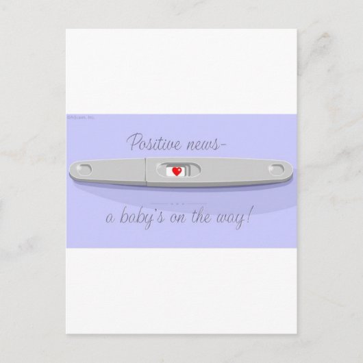 POSITIEVE PRETEST BRIEFKAART (Voorkant)