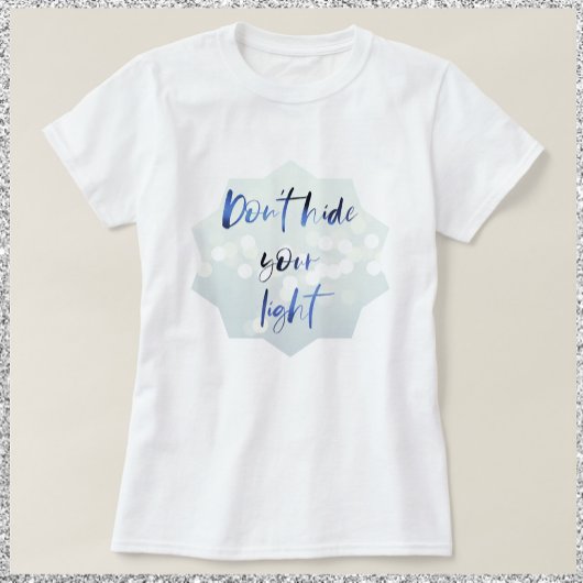 Positieve prijsaanduiding t-shirt