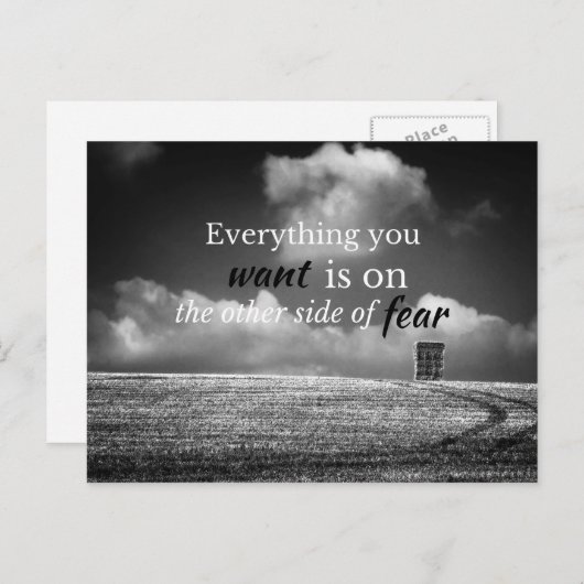 Positieve prijsopgave activeren: Alles wat je wilt Briefkaart (Voorkant / Achterkant)