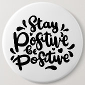 Positieve prijsopgave: positieve Buttonnen Ronde Button 6,0 Cm (Voorkant)
