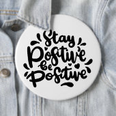 Positieve prijsopgave: positieve Buttonnen Ronde Button 6,0 Cm (In situ)