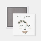 Positieve prijsopgave: u krijgt een gezichtslijn magneet (Voorkant / Achterkant)