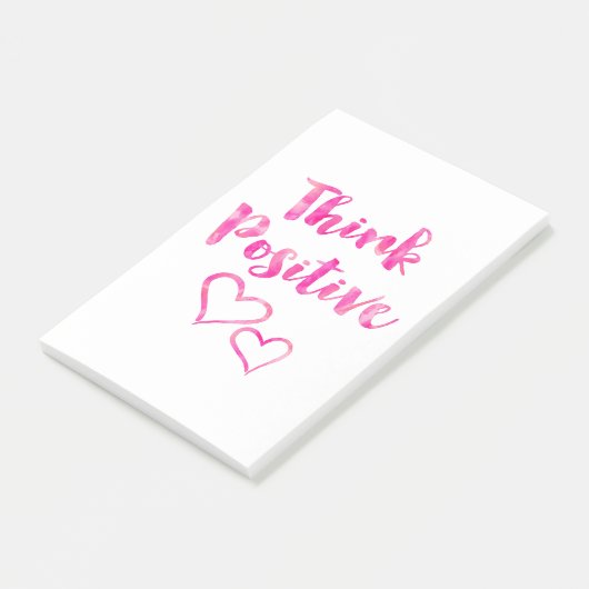 Positieve prijsopgave voor Waterverf Post-it® Notes (Schuin)