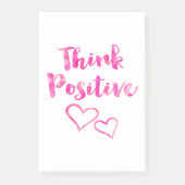 Positieve prijsopgave voor Waterverf Post-it® Notes (Voorkant)