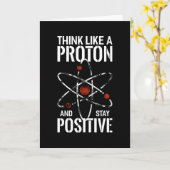 Positieve Proton atom physics blijven citeren grap Kaart (Gele Bloem)