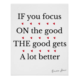 Positieve Quote Muurkunst Perfect Poster