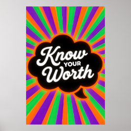 Positieve Quote Pop Art Poster