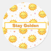 Positieve Quote Sticker | Helder Kleurrijk Ontwerp (Voorkant)