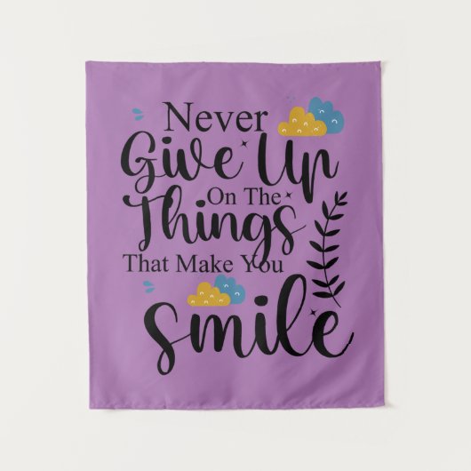 Positieve quotes Geestelijke Gezondheid Wandkleed (Voorkant)