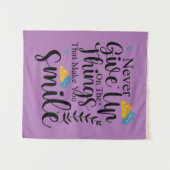 Positieve quotes Geestelijke Gezondheid Wandkleed (Voorkant (horizontaal))