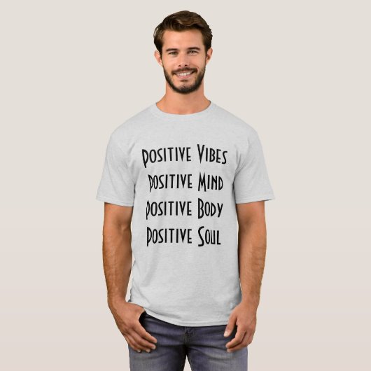 Positieve reactie 101 t-shirt (Voorkant volledig)