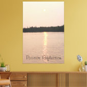 Positieve reflectie canvas afdruk (Insitu (Woonkamer))