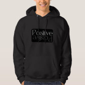 Positieve reflectie modern design hoodie (Voorkant)