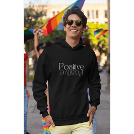 Positieve reflectie modern design hoodie