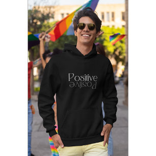 Positieve reflectie modern design hoodie