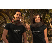 Positieve reflectie modern design t-shirt