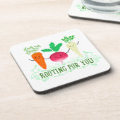 Positieve roetkoppeling - Rooking voor u Bier Onderzetter (Linkerzijde)