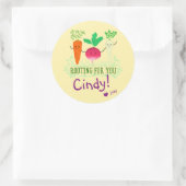 Positieve roetkoppeling - Rooking voor u Ronde Sticker (Tas)