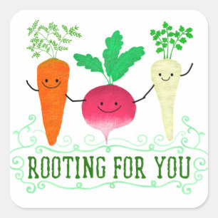 Positieve roetkoppeling - Rooking voor u Vierkante Sticker