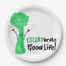 Positieve selderij pun - Celerybrate Good Life