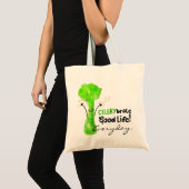 Positieve selderij pun - Celerybrate Good Life Tote Bag (Voorkant (product))