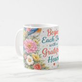 Positieve sfeer koffiemok (Voorkant links)